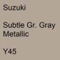 Preview: Suzuki, Subtle Gr. Gray Metallic, Y45.